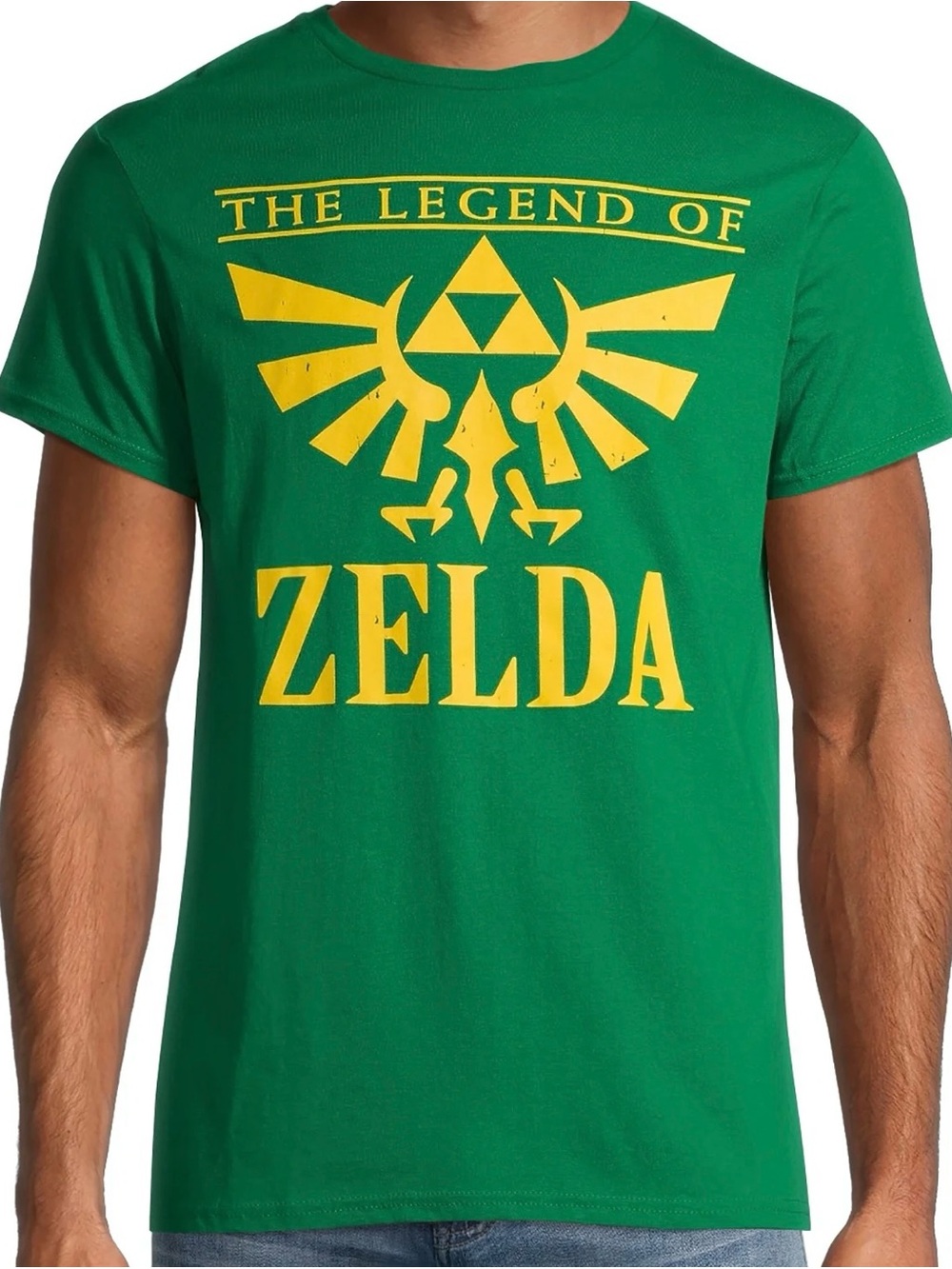 The Legend of Zelda green graphic T shirt